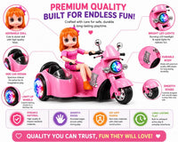 Dynamic Girls Toy For Kids – Dancing Girl Scooter with Lights, Music & 360° Bump-and-Go Action