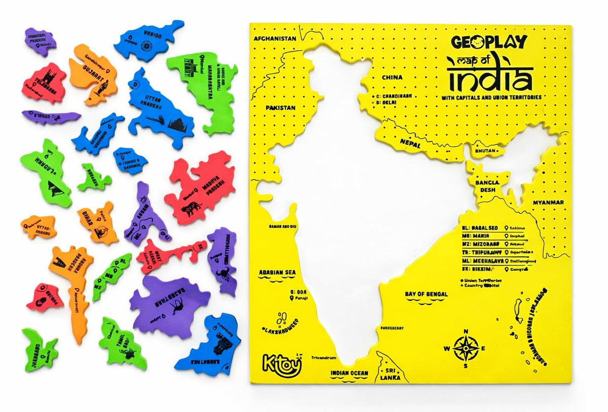 India Map Puzzle