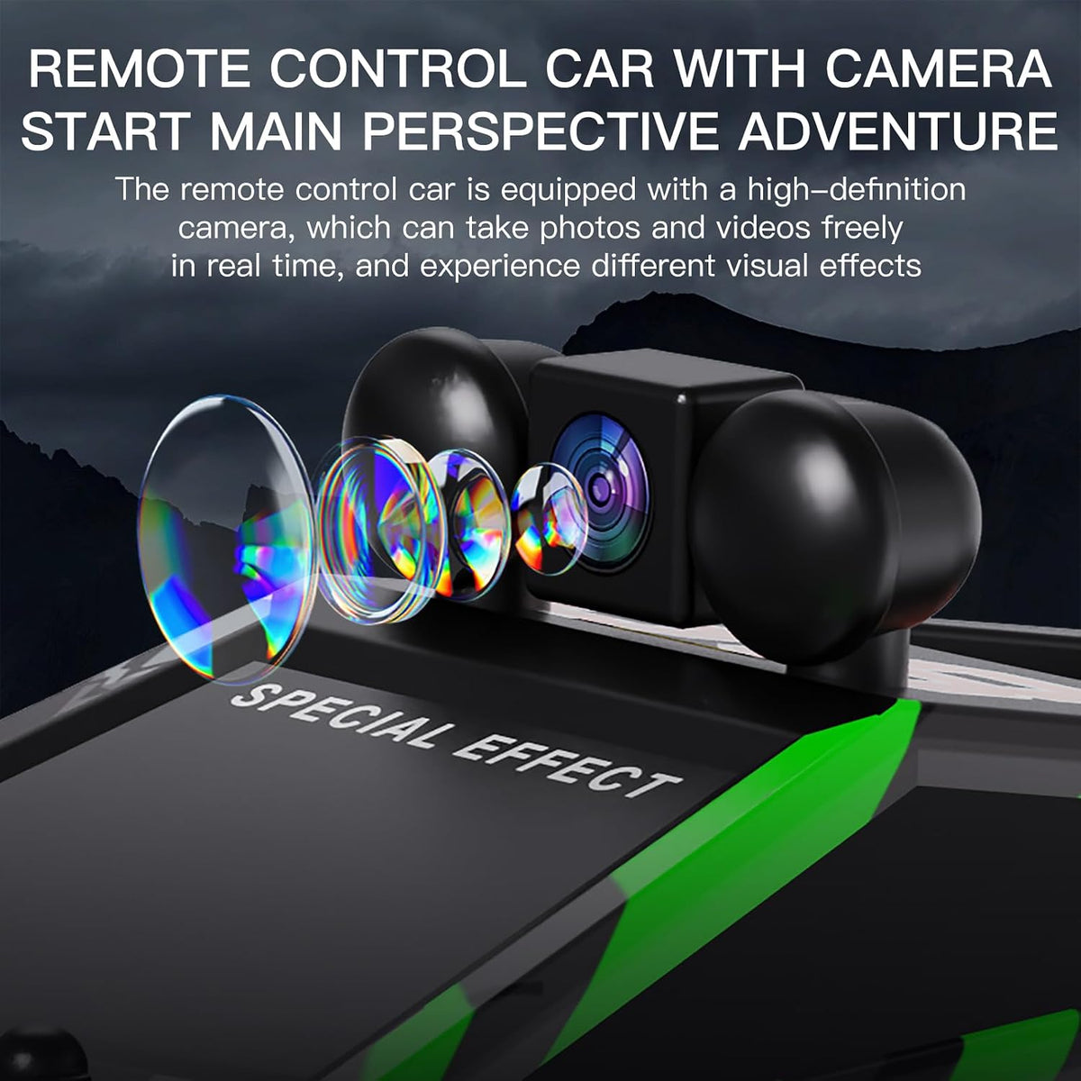 Camera RC Racing Truck