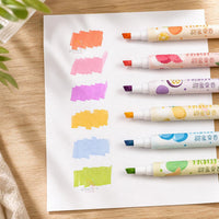 6 Pcs Double Head Marker Pens