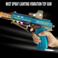 Spray Vibrate Gun for Kids – Musical Toy Gun with LED Lights, Sound, Vibration & Water Mist Smoke Effect (Random Colour)