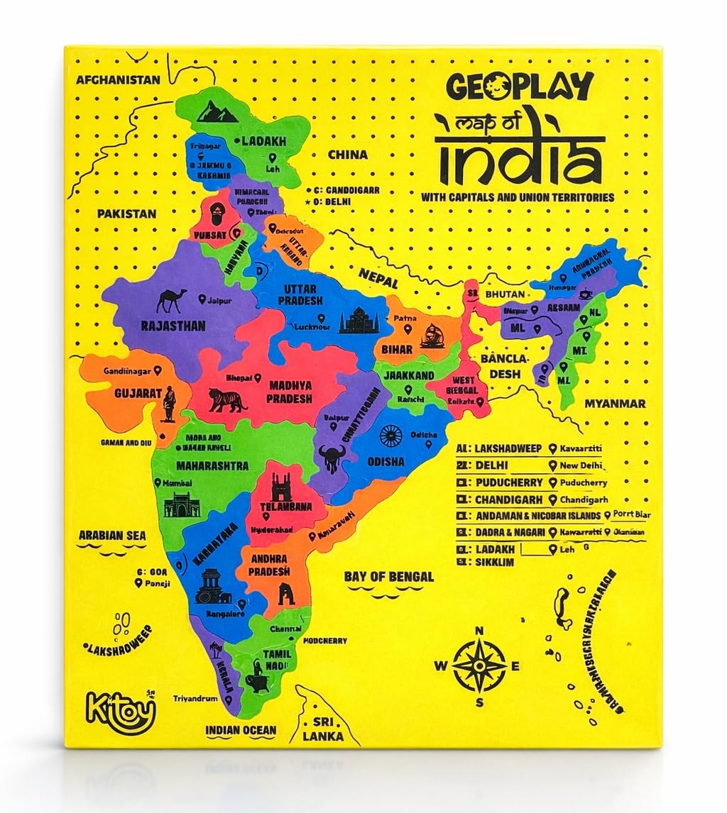 India Map Puzzle