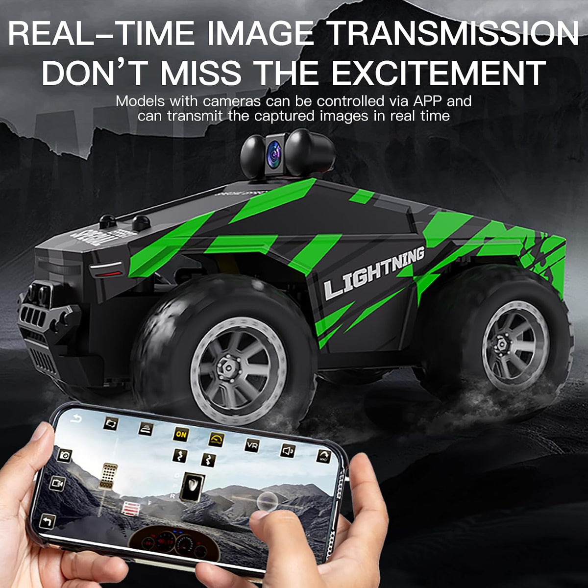 Camera RC Racing Truck