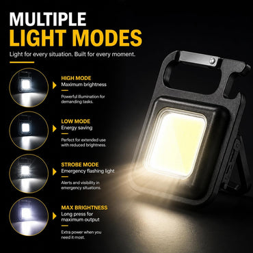 COB Rechargeable Keychain Light