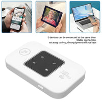 LTE Wireless Modem WiFi Pro – 4G Portable WiFi Hotspot with SIM Slot, 12-Device Sharing, 12-Hour 3000mAh Battery & USB-C for Travel, Work & Home