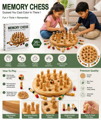 Wooden Memory Board Game