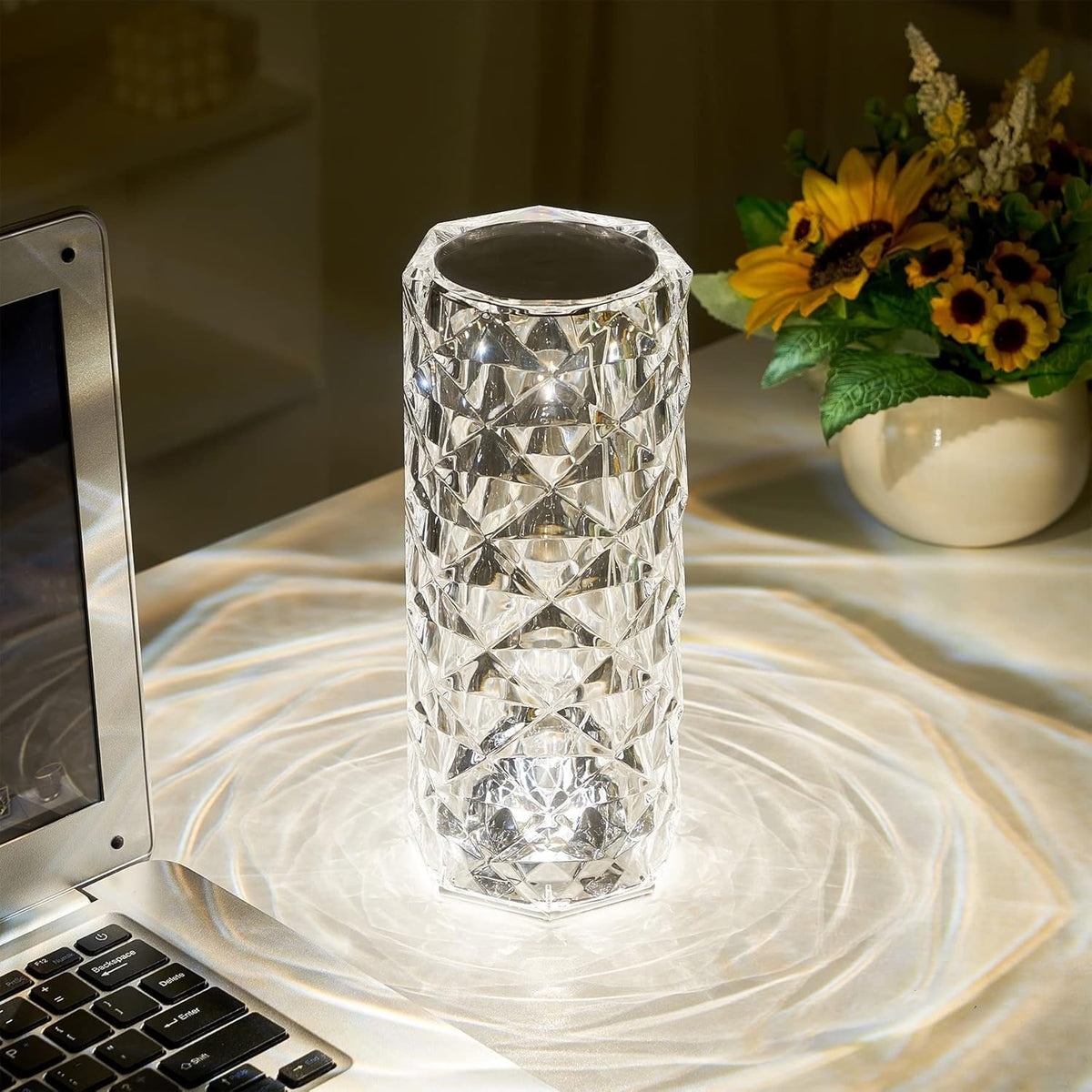 Crystal Diamond Table Lamp