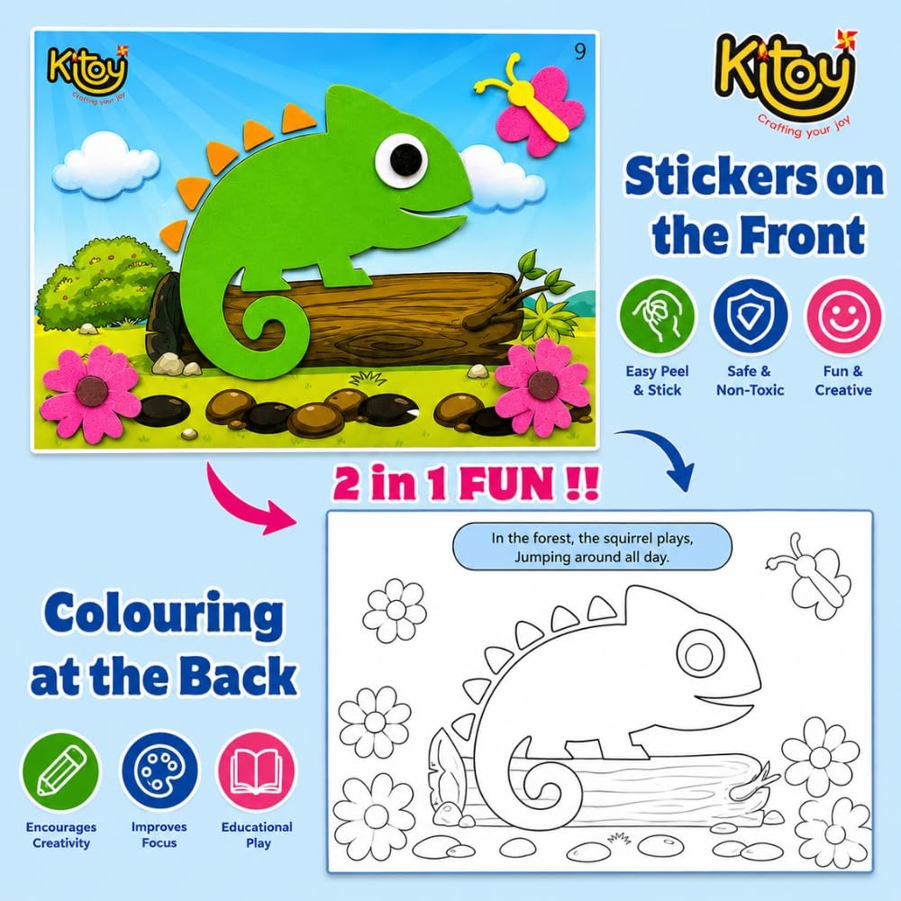 3D Foam Sticker Art Kit