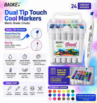 Twin-Tip Markers Set of 24 Colours