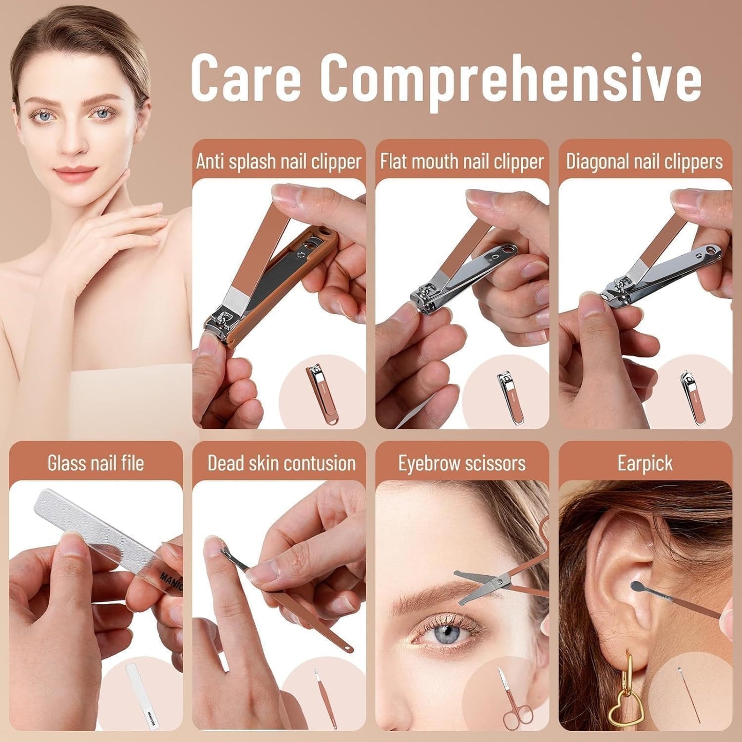 8-in-1 Manicure Pedicure Kit