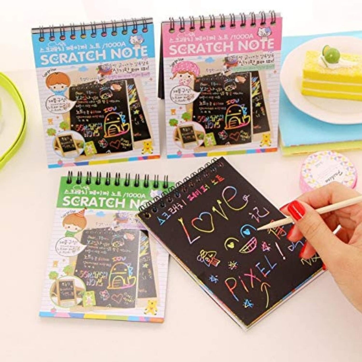 Rainbow Scratch Art Book