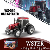 Wester Music Car Speaker WS-560 – Bluetooth 5.4 Replica Car Speaker with LED Display, FM, TWS & Mic