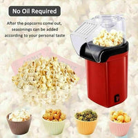 Minijoy Hot Air Popcorn Maker – No Oil Needed, 3.5oz Capacity Home Popcorn Popper