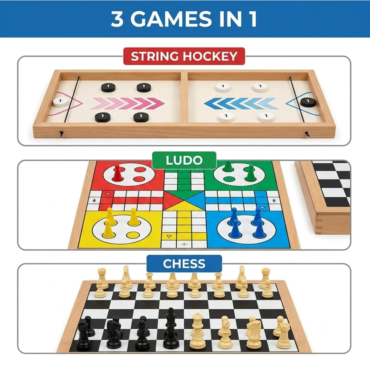 String Hockey Board Game Set