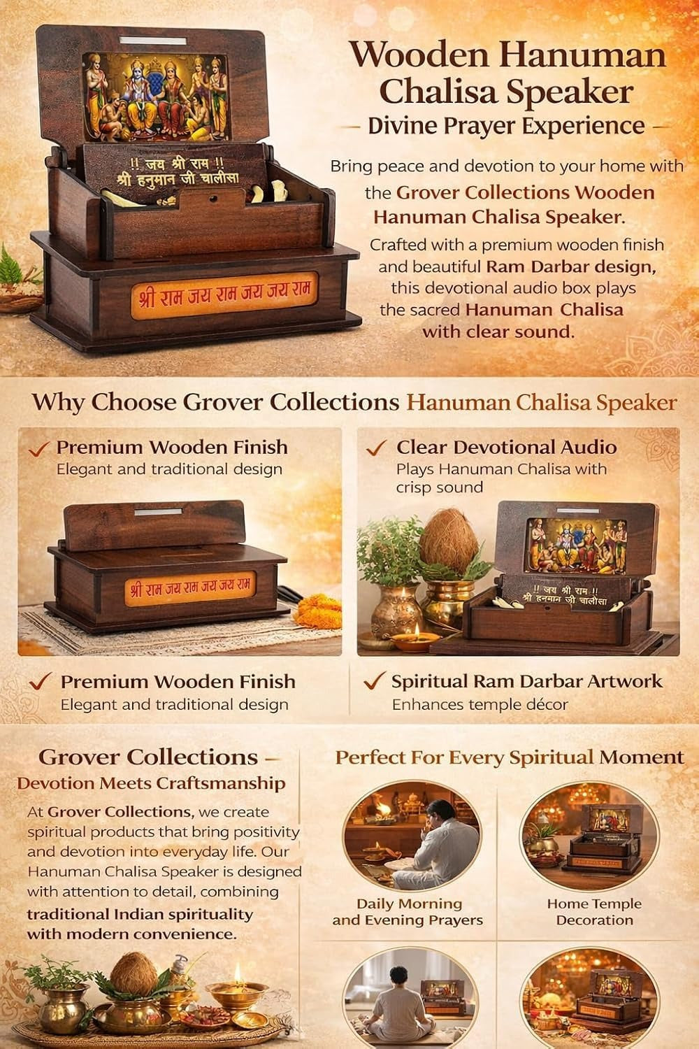 Hanuman Chalisa And Aarti Portable Bhajan & Mantra Player
