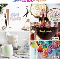 Metallic Outline Marker Pens