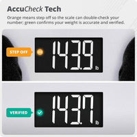 Electronic Personal Scale – Digital Bathroom Scale with Colour-Cue Display & Instant Setup