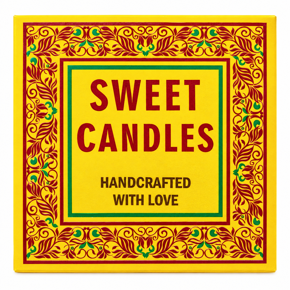 Motichur Ladoo Decorative Candle Set Pack of 4 – Traditional Indian Sweet-Shaped Festive Candles for Diwali, Pooja & Home Decor