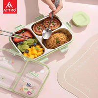Kids Lunch Box with 3 Compartments