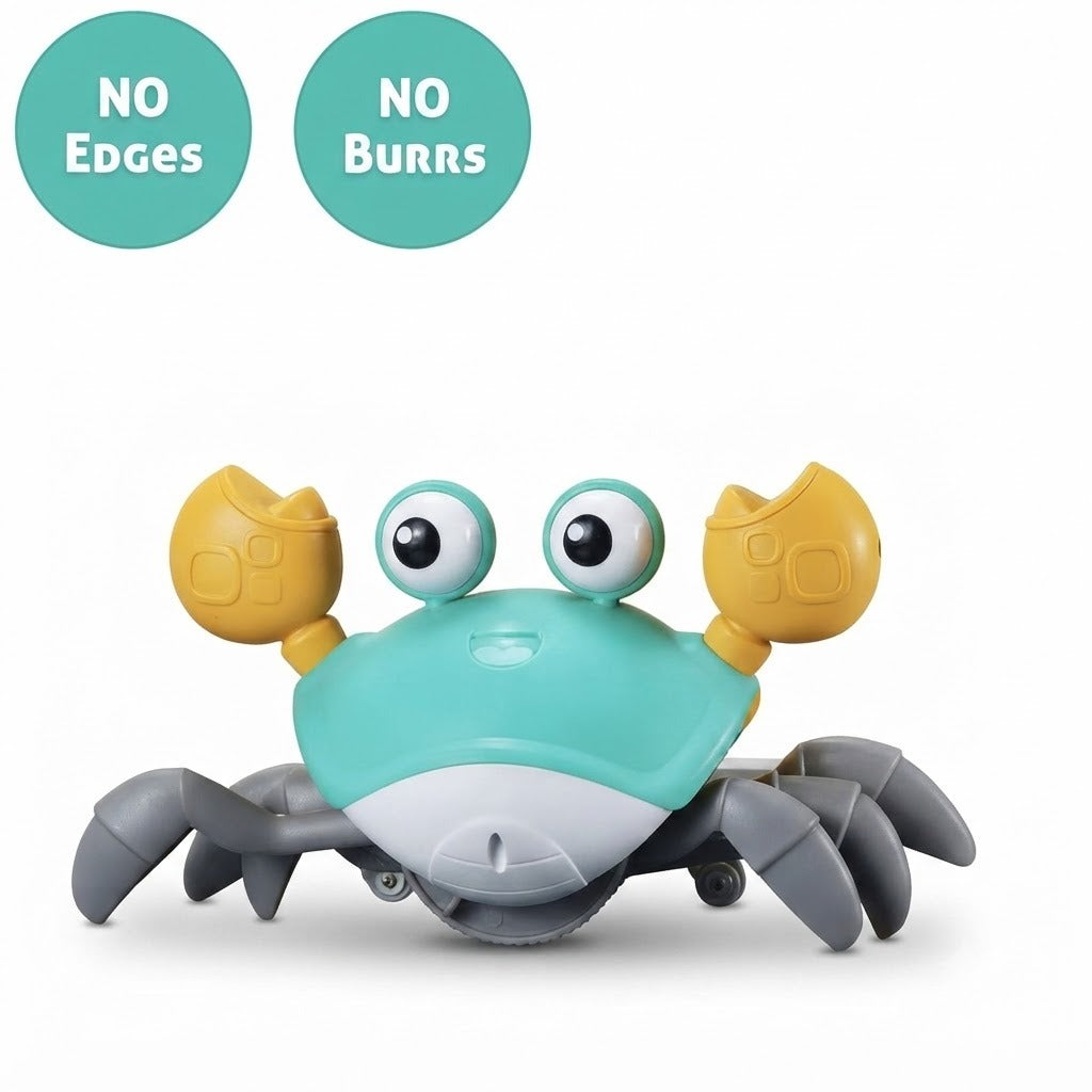 Interactive Crawling Crab Toy – Musical Light-Up Baby & Toddler Toy with Obstacle Sensing