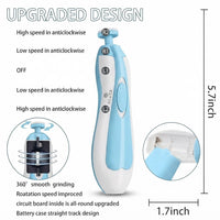 Baby Electric Nail Trimmer – Safe Newborn Nail File & Manicure Kit with 6 Grinding Heads