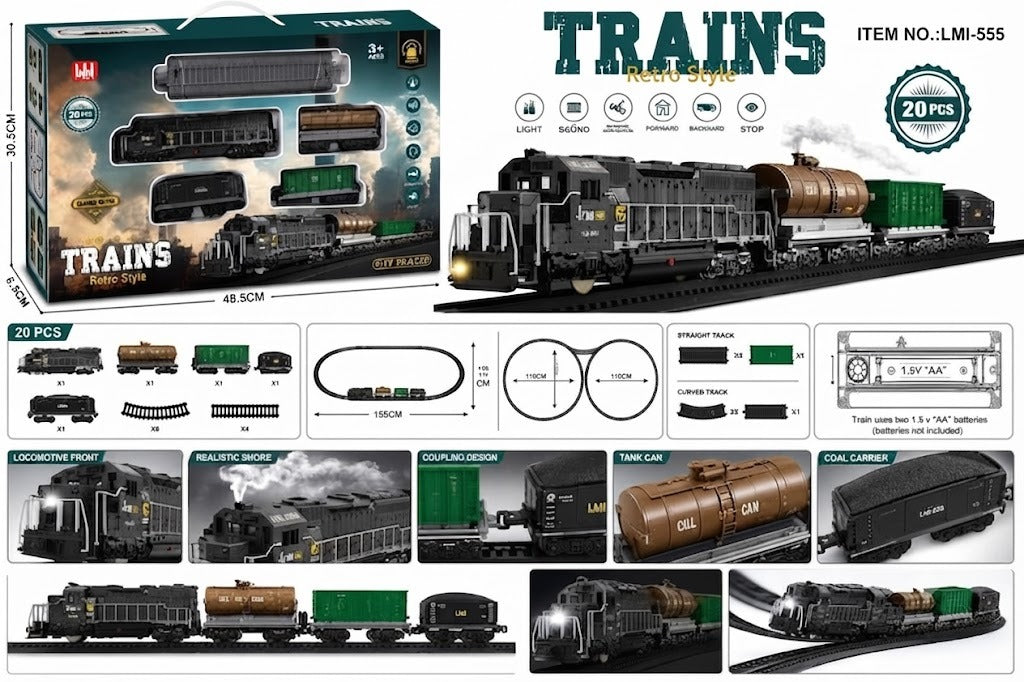 Battery-Operated Train Set