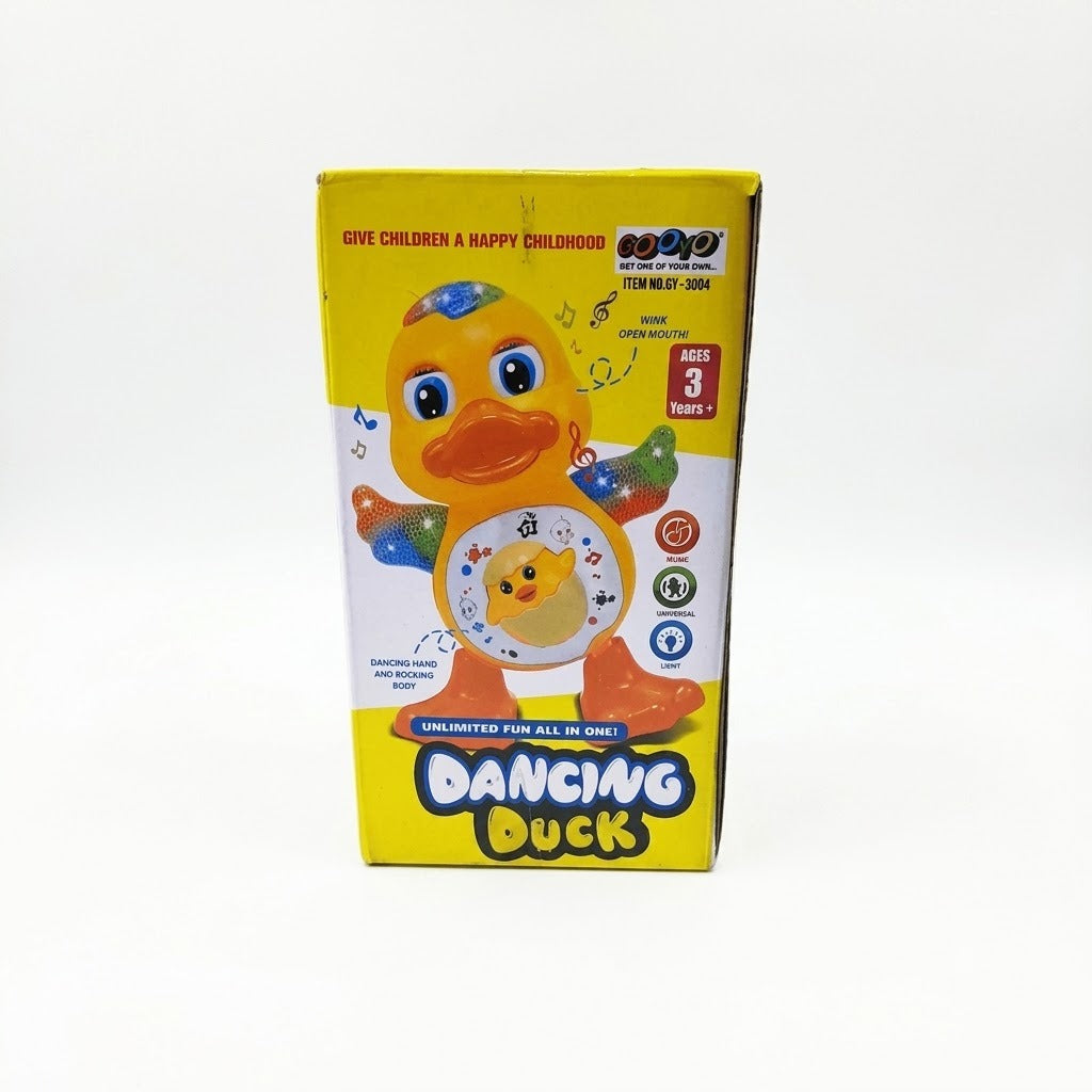 Light & Music Dancing Duck Toy – Musical Baby Toy with 3D Lights
