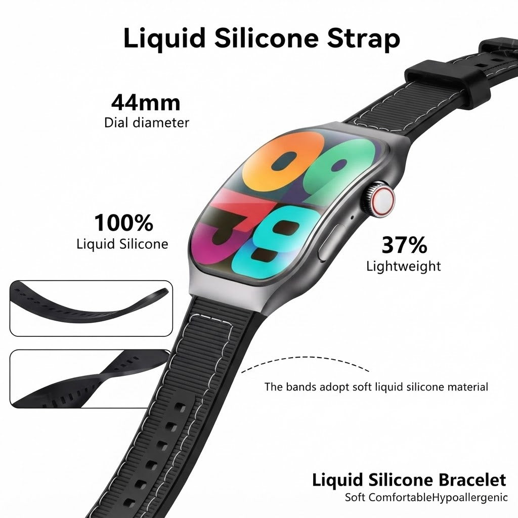 H7 Curved Glass Smart Watch
