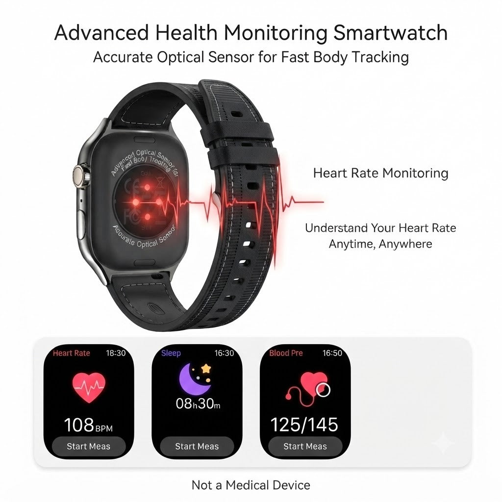 H7 Curved Glass Smart Watch