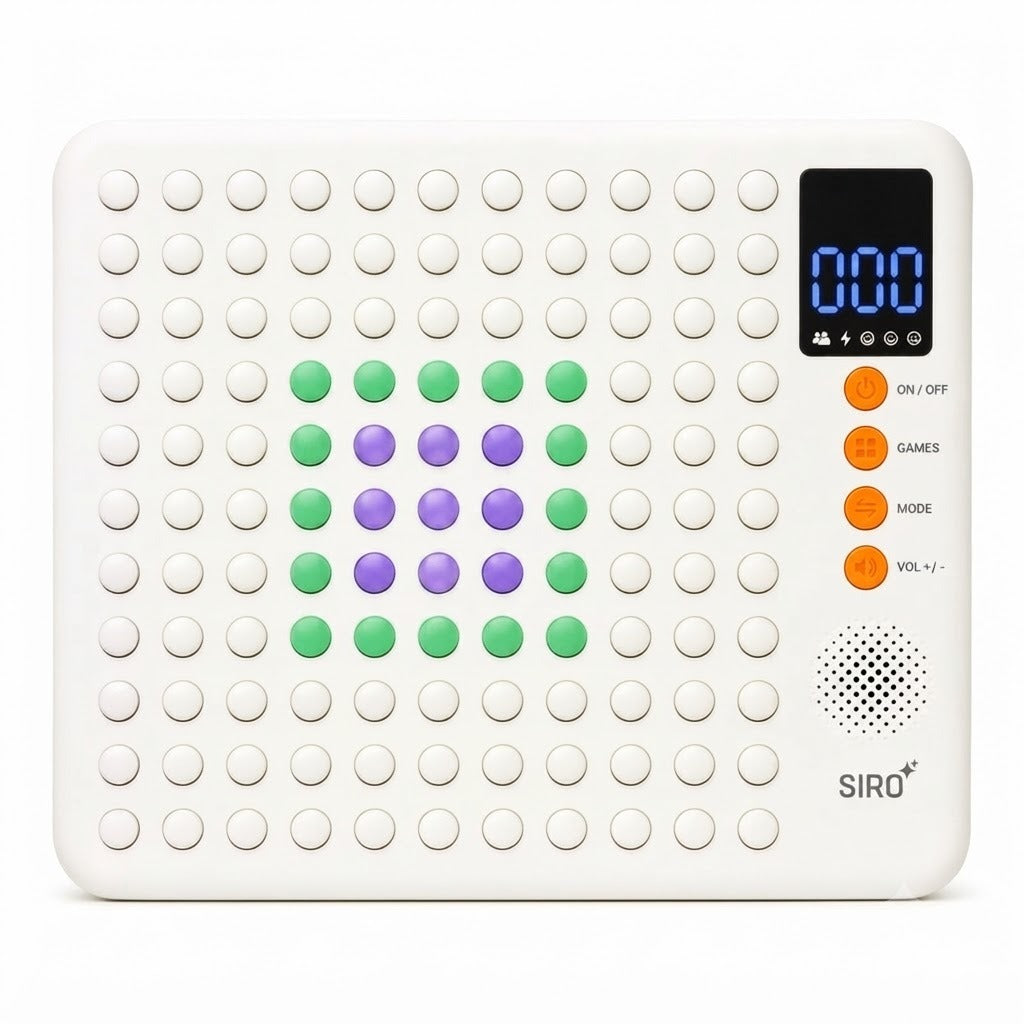 Smart Play Board – Screen-Free Educational Handheld Game with 10 AI-Powered Brain Games | Rechargeable Learning Toy for Kids & Family