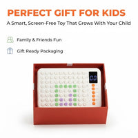 Smart Play Board – Screen-Free Educational Handheld Game with 10 AI-Powered Brain Games | Rechargeable Learning Toy for Kids & Family