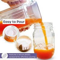 Glass Fridge Water Jug 1L