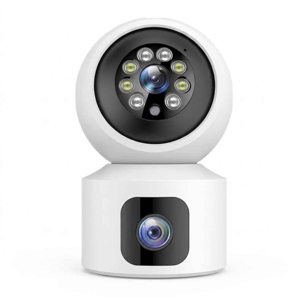 Dual Lens Indoor CCTV Camera