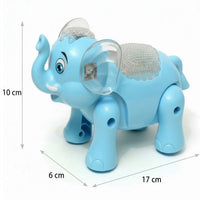 Musical Crawling Elephant Baby Toy