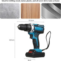 21V Cordless Drill & Screwdriver Set