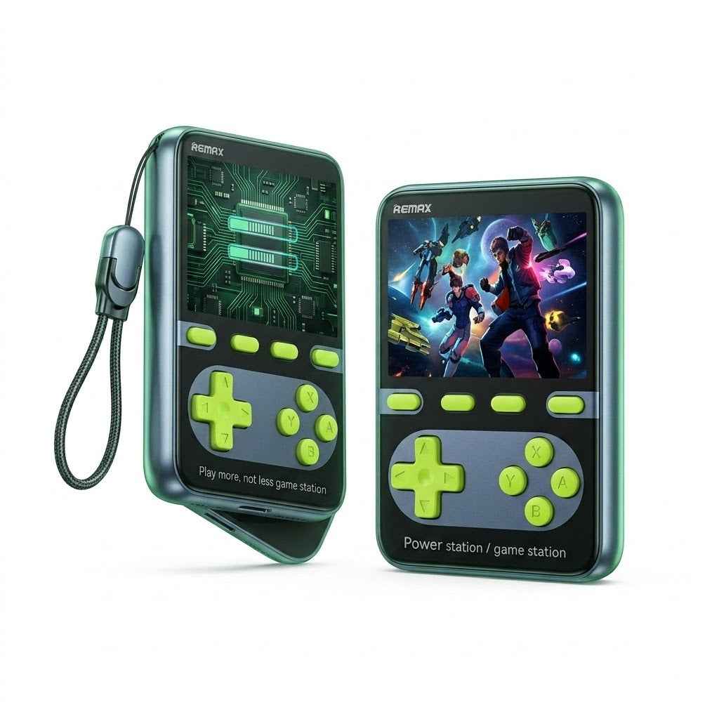 Game Console FCP-13 with Built-In 10,000mAh Power Bank & 20W Fast Charging – Portable Dual-Function Gaming & Charging Device (Blue)