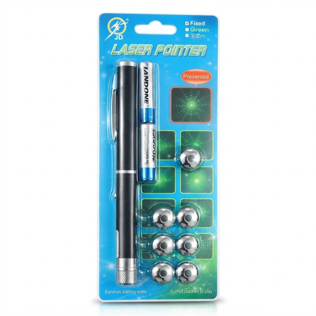 Green Laser Pointer Pen Set