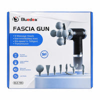 Massage Gun BLD-780 with 9 Heads & 6 Speed Levels – Rechargeable Cordless Percussion Body Massager with Digital Display, Low-Noise Motor & USB Charging for Adults