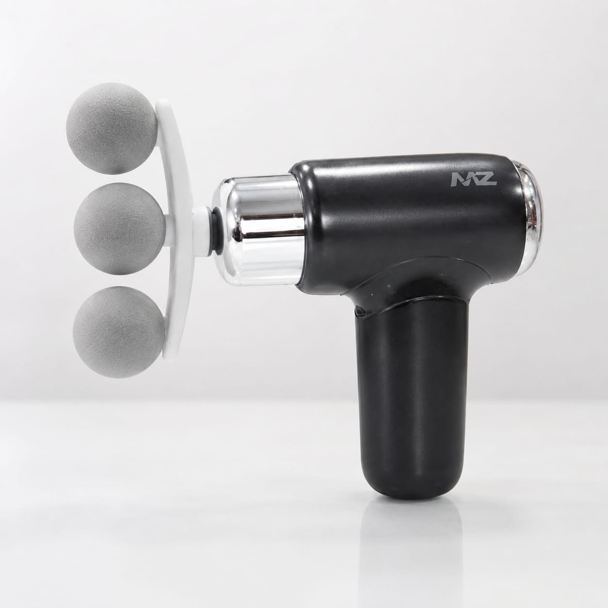 Massage Gun FG22 Portable Deep Tissue Body Massager – 9 Interchangeable Heads, 6 Speed Levels, Digital Display & Type-C Rechargeable Battery