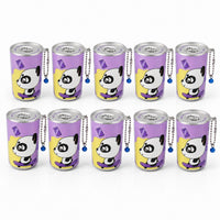 Pocket Wet Wipes – Panda Tissue Canister with 30 Unscented Face & Hand Wipes Each, Snap-Shut Sealing Lid & Single-Pull Dispensing (Set of 3) ,(Set of 5) & (Set of 10)