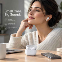Wireless Earbuds Bluetooth 5.4 – 13mm Drivers, Instant Pairing & Touch Control with Type-C Fast Charging, 10–12 Hrs Playback