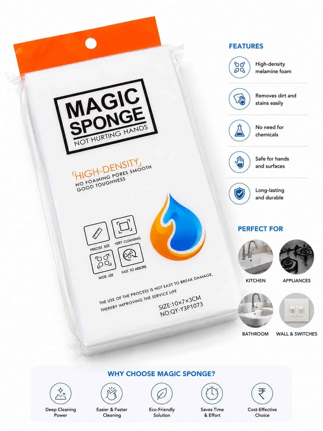 Melamine Cleaning Sponge Magic Eraser
