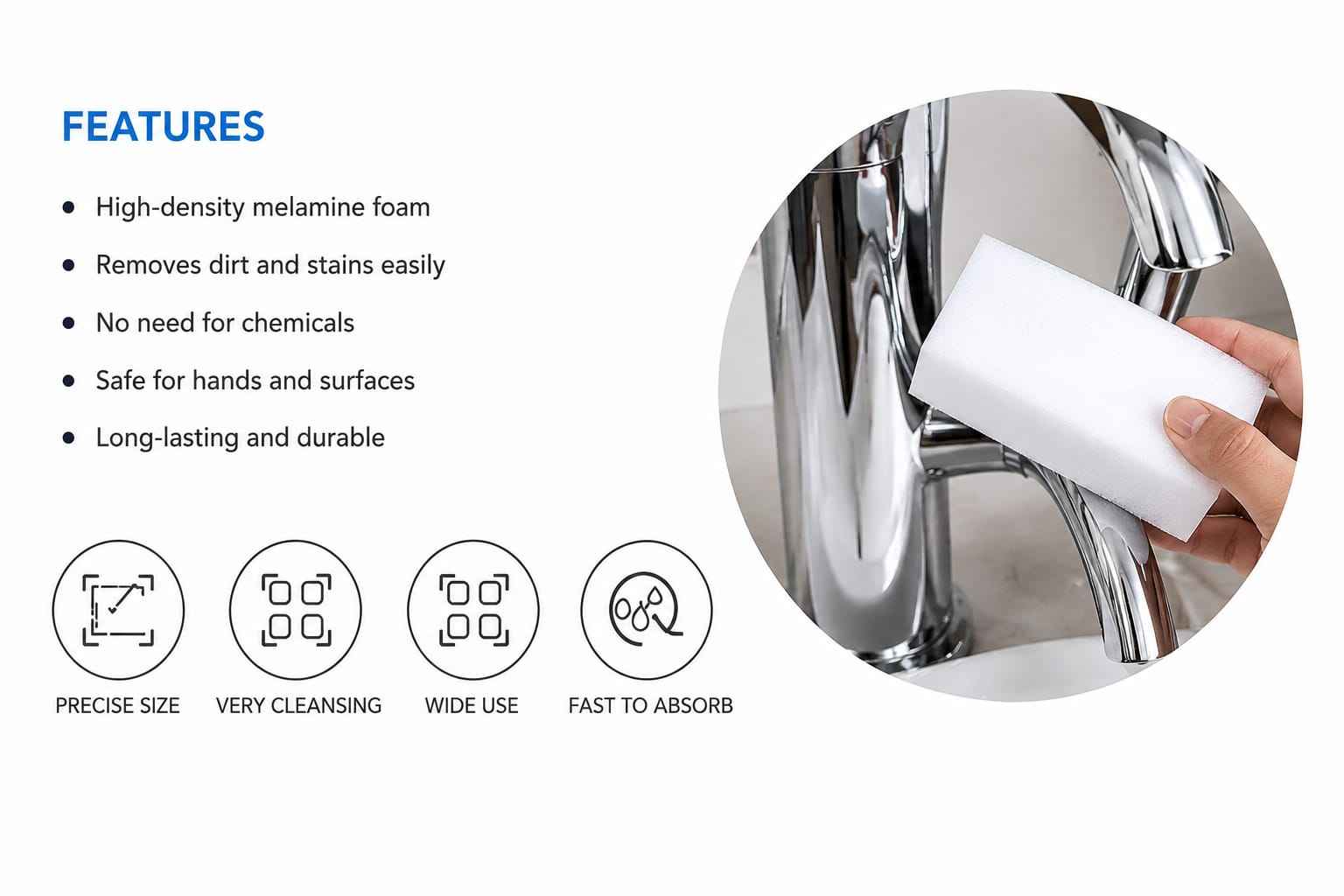 Melamine Cleaning Sponge Magic Eraser