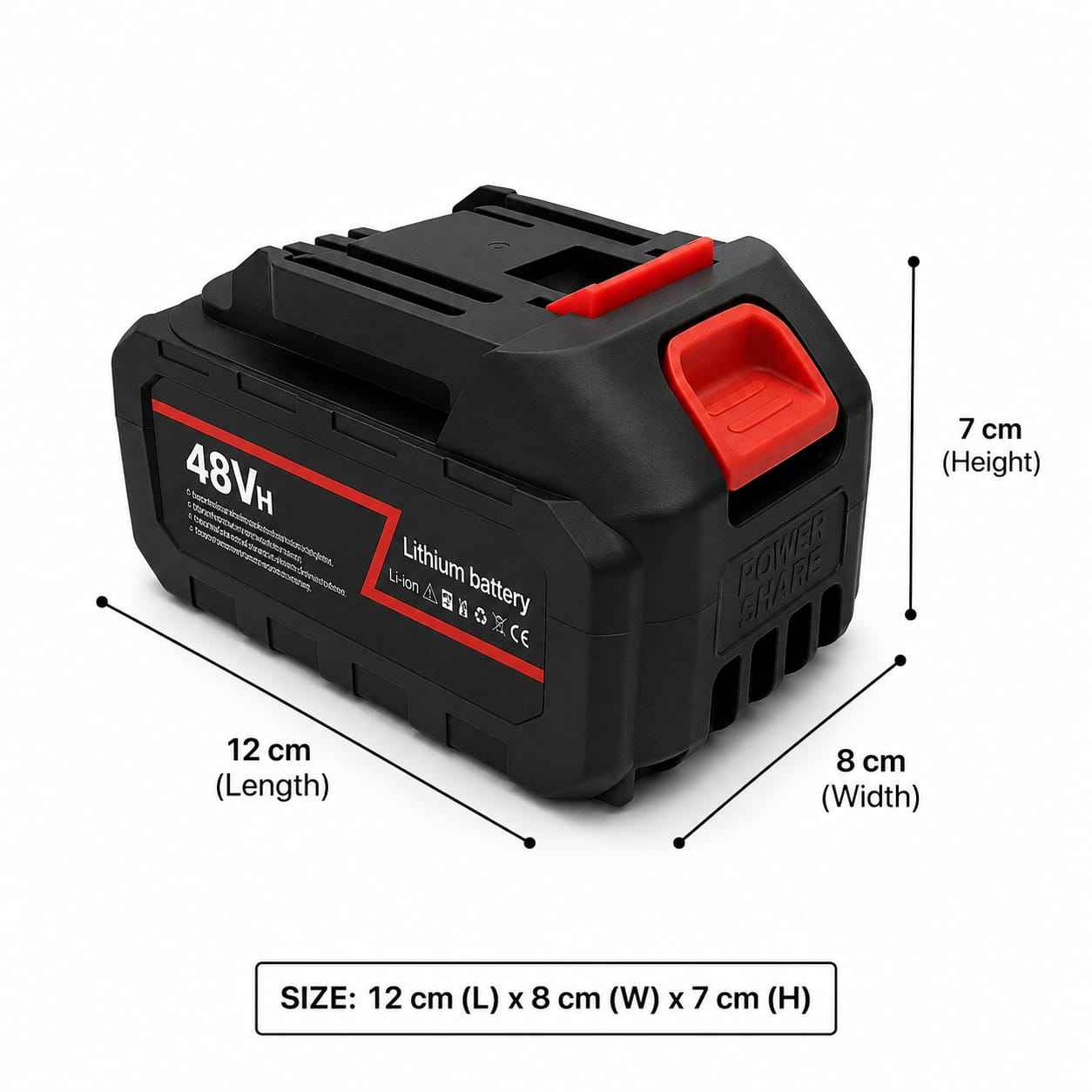 Lithium Battery 48V 5.0Ah Rechargeable