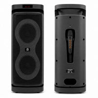 Pick Pack Wireless Speaker With Mic – Bluetooth Party Speaker with LED Display, FM, USB, Micro SD & AUX for Karaoke, Home & Parties