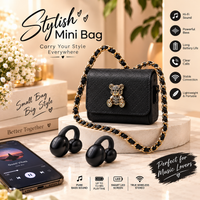 Q69 True Wireless Stereo Earphones with Mini Bag, With charging Cable
