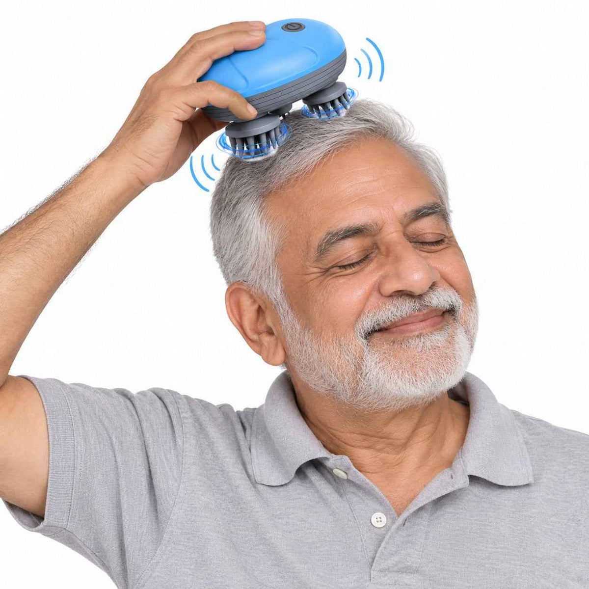 ASW - Smart Scalp Massager – Rechargeable Electric Head Massager with 3 Speed Modes