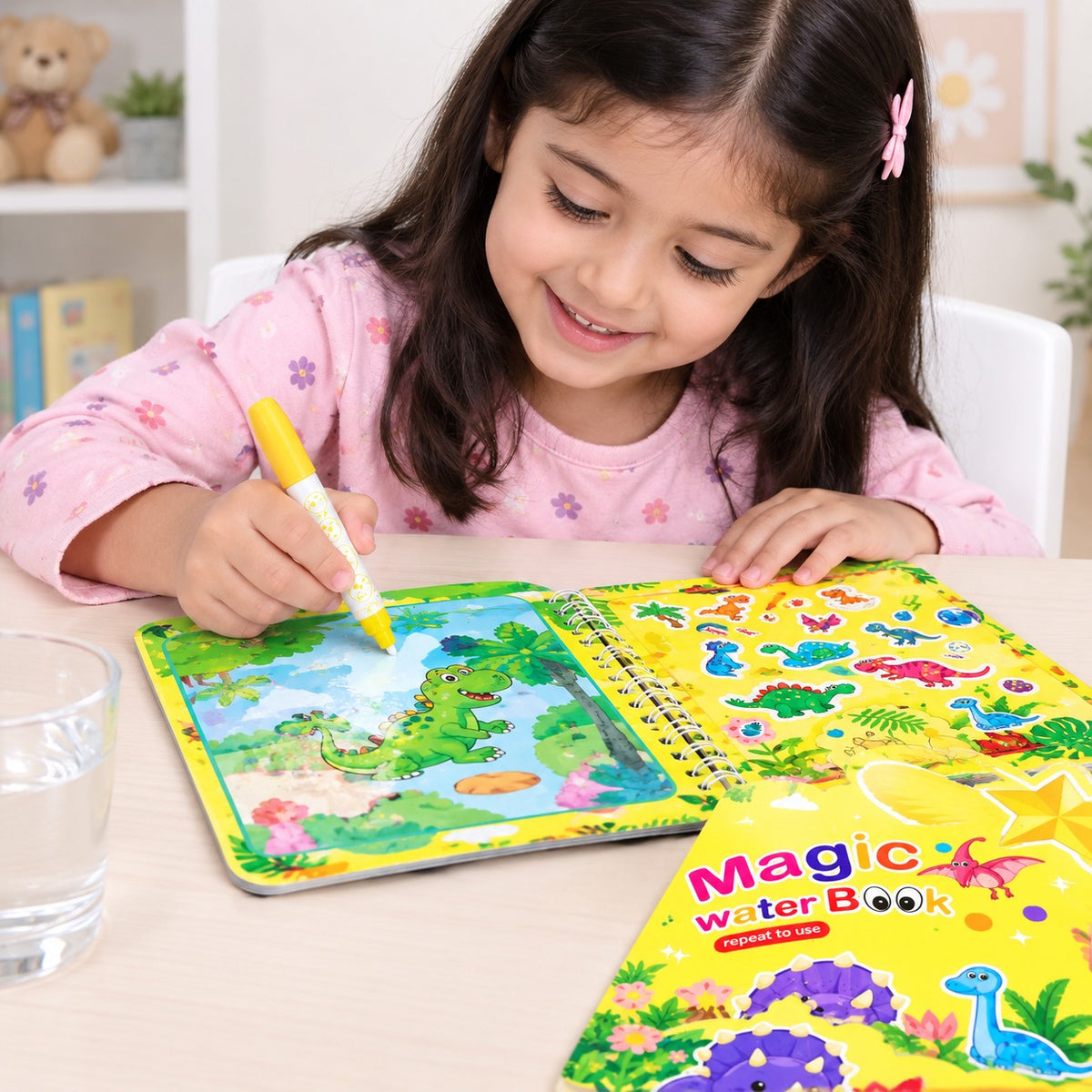 Magic Water Book Activity and Stationery Set