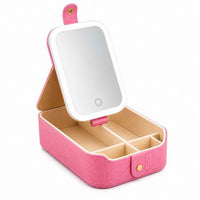 Table Lamp Makeup Mirror with LED Light