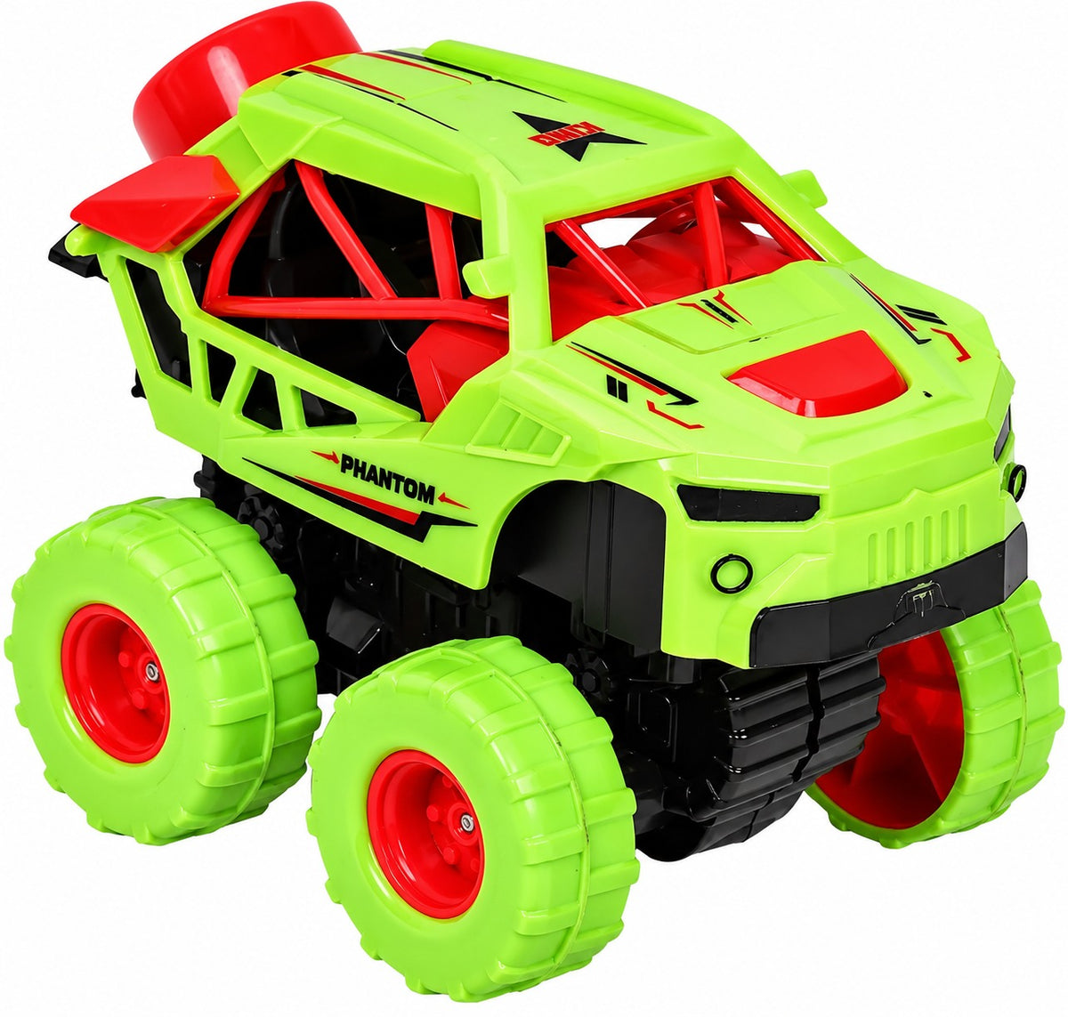 Cobbler Car Alloy Material For Kids – Friction Powered Monster Truck Toy with Big Off-Road Wheels & Push and Go Action, No Batteries Needed for Kids 3+